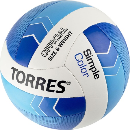 Купить Мяч волейбольный Torres Simple Color любительский р.5 в Сосновоборске 